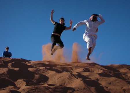 My best photograph of the day - captures the essence of that elusive "Dune Leap"