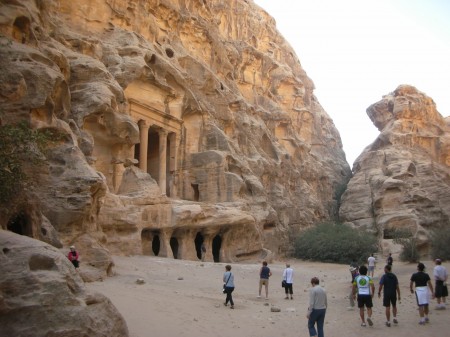 The largest tomb after passing through the siq