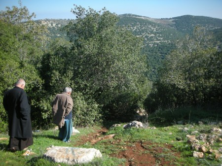 Messrs. Abu Ali and Abu Haitham amble along through their beautiful countryside