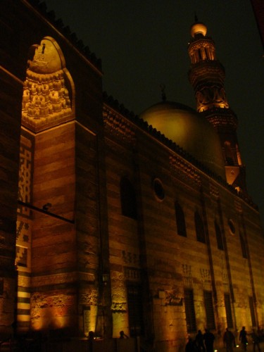 You couldn't ask for a better end to a long day than to relax under these beautiful minarets