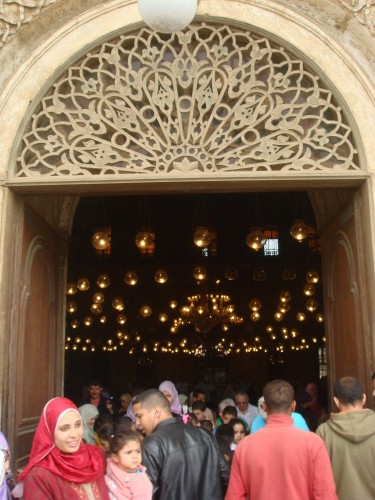 Entering a Turkish-style mosque always makes me think they've somehow acquired hundreds of fairies to light the building
