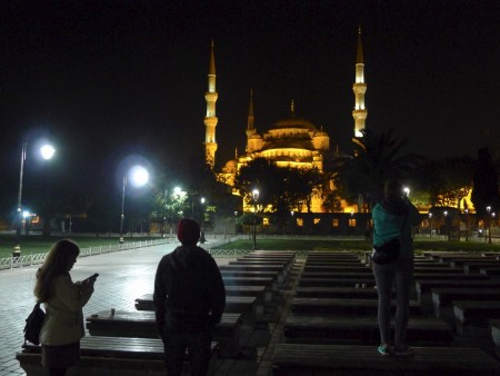 Who am I kidding; after I finished the blog post at 11:45 we still went out to see the Blue Mosque, and Hagia Sophia, at night...