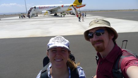 At least the flight up to Kilamanjaro didn't have any problems...