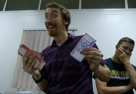 On the other hand, I might never again hold 1.1 million of a currency in my hand again