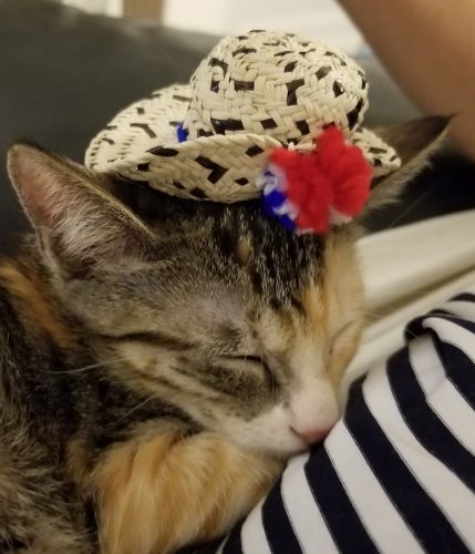 Riba with her Sombrero