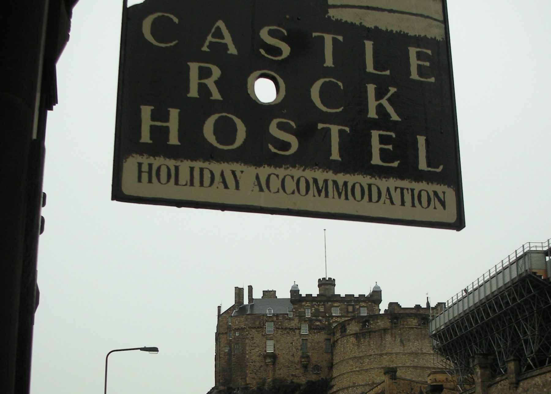 Under the walls of Edinburgh Castle, 2007